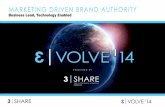 EVOLVE'14 | Keynote | Jacquie Kearns | Marketing Driven Brand Authority