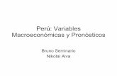Perú: Variables macroeconómicas y pronósticos