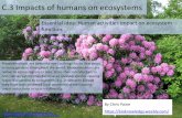 BioKnowledgy C.3 Impacts of humans on ecosystems