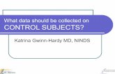 Katrina Gwinn-Hardy: What data should be collected on control ...
