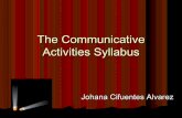 The communicative activities syllabus