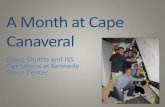 A month at Cape Canaveral