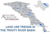 Land use trends in the Trinity River basin