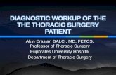 diagnostic workup of the  the thoracic surgery patient