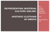 Representing Material Culture Online: Historic Clothing in Omeka