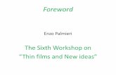 Enzo palmieri   the sixth workshop on thin films and new ideas for srf