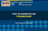 Promotion (part of Marketing Mix)
