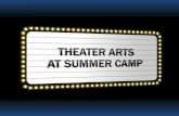 Theater Arts at Summer Camp