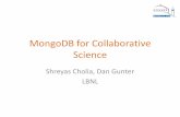 MongoDB San Francisco 2013:  MongoDB for Collaborative Science presented by Dan Gunter, Computer Scientist, LBNL and Shreyas Cholia, Computer Systems Engineer, NERSC/LBNL