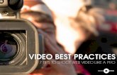 Video Best Practices: 7 Tips to Shoot Web Video Like a Pro