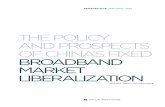 The policy and prospects of China’s fixed broadband Market liberalization