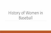 History of women in baseball