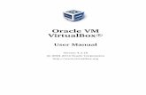 Oracle VM VirtualBox User Manual