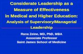 Zeine et al. Considerate Leadership in HEd., Oxford 2014