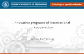 Innovative Programs of International  Cooperation