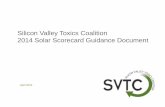Silicon Valley Toxics 2014 Scorecard Guidance Document