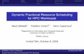 Dynamic Fractional Resource Scheduling For HPC Workloads -- 2009, Lyon