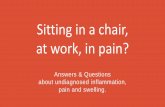 Sitting in a chair at work, in pain?