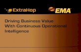 EMA Presentation: Driving Business Value with Continuous Operational Intelligence