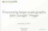 Frank Celler – Processing large-scale graphs with Google(TM) Pregel - NoSQL matters Barcelona 2014