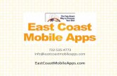 East Coast Mobile Apps Brand Optimization PowerPoint