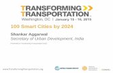 100 Smart Cities by 2024 - Shankar Aggarwal - Ministry of Urban Development, India - Transforming Transportation 2015