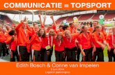 Communicatie is topsport - Corine van Impelen