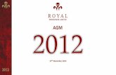 Royal Resources Limited 2012 AGM preso