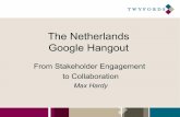 Hangout presentation netherlands