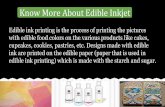 Know more about edible inkjets