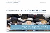 Crédit Suisse - Research Institute - Women in business