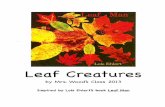 Mrs. Wood's Class -- Leaf Creatures