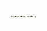 Swan  - assessment matters