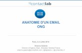 Anatomie d'un email - ONG