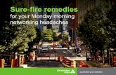 Cure your monday morning networking headaches