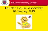 Sciennes House Assembly 7.1.15