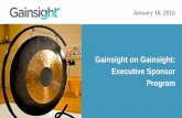 Gainsight on Gainsight: Running an Executive Sponsorship Program