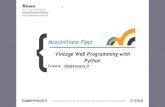 Vintage Web Programming with Python by Massimiliano Pippi