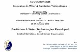Sanitation & Water Technologies Developed_Sulabh international_Indovation 2015_23 January 2015