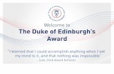Duke of Ed Award - BC & Yukon - General Info