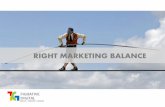 Striking the Right Marketing Balance