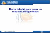 Breve tutorial para  crear mapas en Google Maps