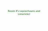Room 4 item limericks & leprechauns