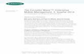 The Forrester Wave™: Enterprise Mobile Management, 3. Quartal 2014