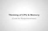 Thinking of CPU and Memory (1.0)