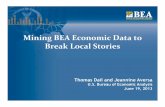 Mining BEA Data to Break Local Stories by Jeannine Aversa and Thomas Dail (Texas)