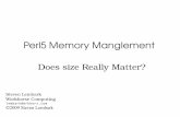 Perl5 Memory Manglement