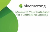 Maximize Your Database for Fundraising Success (Wayne Robbins)