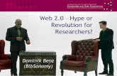 Web 2.0 and Scientific Communication