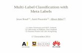Multi-label Classification with Meta-labels
